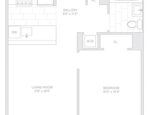 1-Bedroom at New York by Gehry