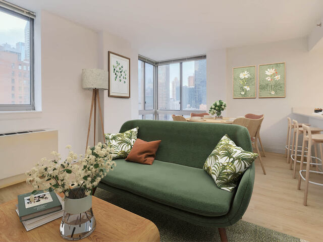 Living Room with Hard Surface Flooring