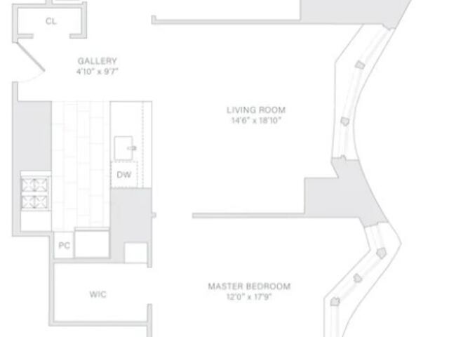 2-Bedroom at New York by Gehry