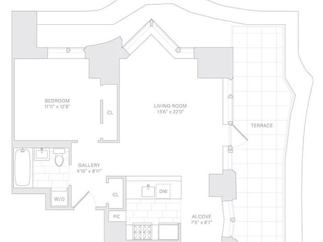 1-Bedroom at New York by Gehry