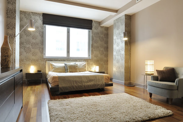 125 North 10th: Model Bedroom