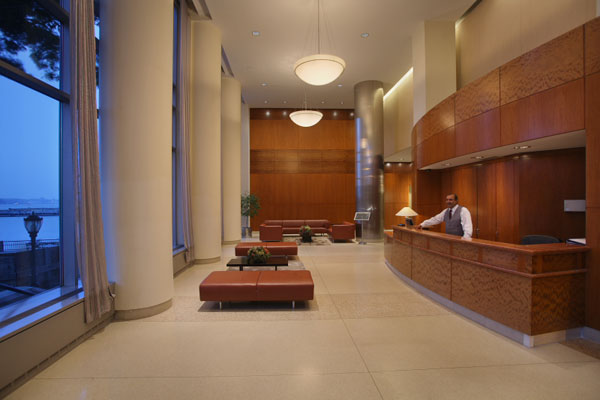 41 River Terrace: the Lobby