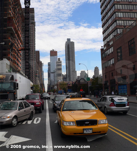 View East Along 42nd Street