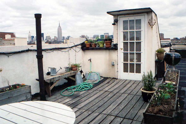 635 East 9th street: Private Deck