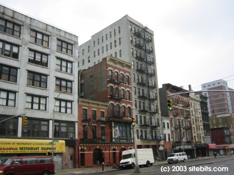 Lower East Side. Bowery Street.