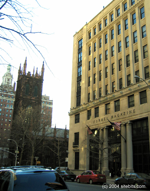 Forbes Magazine building on Fifth Avenue 