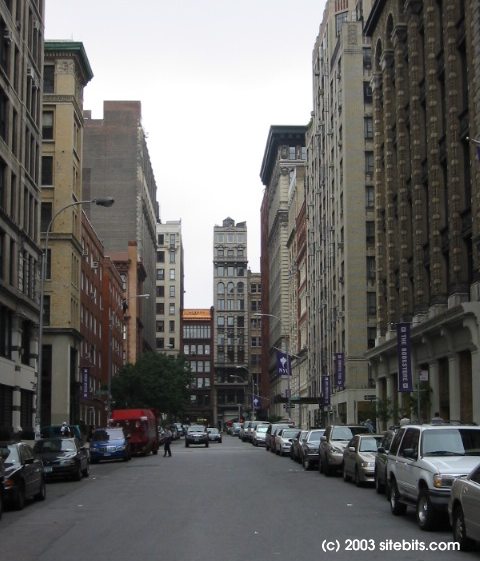 Central Village. NYU Area. View East from Washington Sq Park..