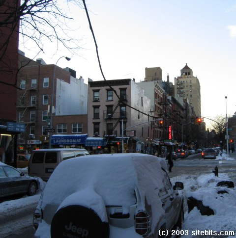 East Village. East 11th street and 1st avenue.