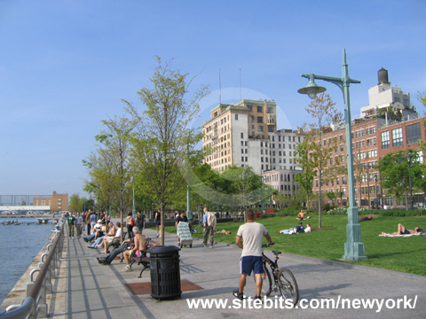 West Village. The esplanade.