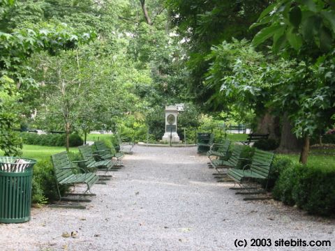 Gramercy Park. The view inside.