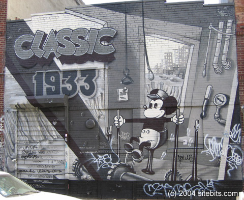 Lower East Side Graffiti (Classic 1933) -- NYBits