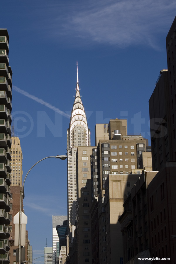 Park Avenue. View of the Chrysler Building
