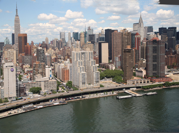 Rivergate: Building seen from the East River