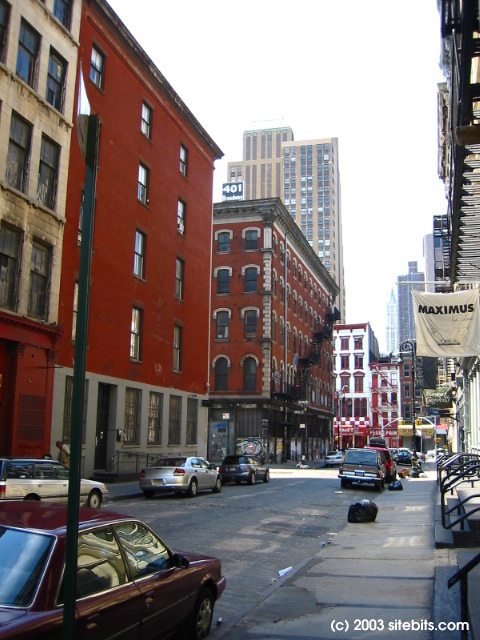 SoHo. Canal Street from Mercer Street.