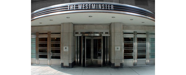 The Westminster: Front entrance