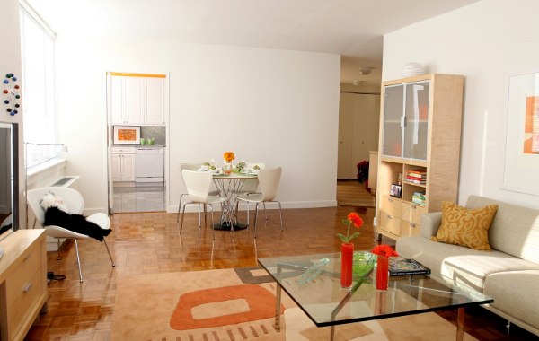 Tribeca Bridge Tower: Living room