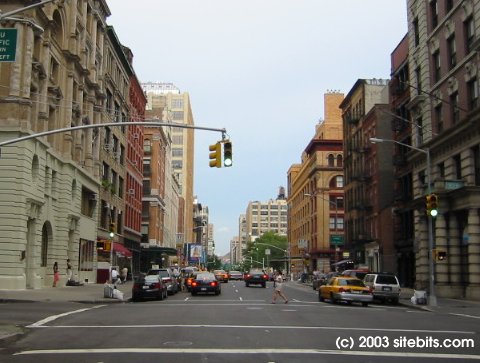 Tribeca. Hudson Street.