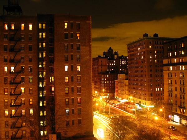 Upper West Side: Broadway (at Night)