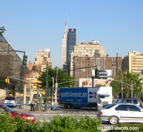 Midtown West. View from West Side Highway.