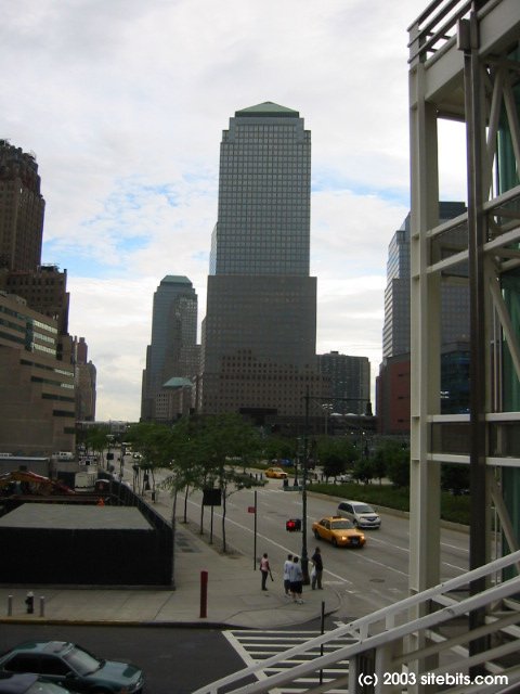 Battery Park City. View of the World Financial Center.