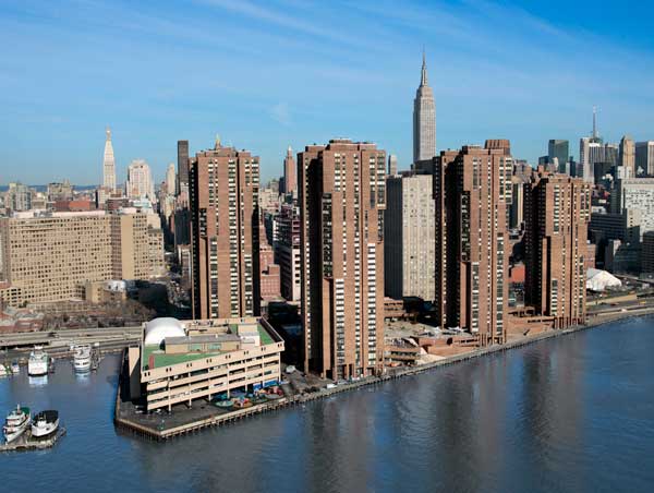 Waterside Plaza: View from East River