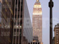 The Empire State Building in the evening