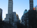 Upper East Side. Towers on Fifth Avenue as seen from Central Park.