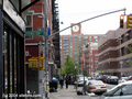 Lower East Side. Rivington and Norfolk. The Red Square Building.