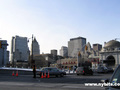 View of Chinatown from Manhattan Bridge Ramp