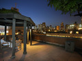Midwest Court: Roof Deck (Night)