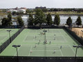 Tennis Courts next to the Octagon Building