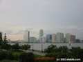 Battery Park City. View of Jersey City (NJ).