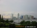 Battery Park City. View of Jersey City (NJ).