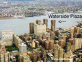 Waterside Plaza seen from the Empire State Building