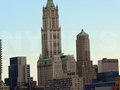 Woolworth Building as seen from the Hudson River